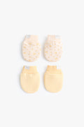 Junior Baby Mittens Set of 2 - Buttercup