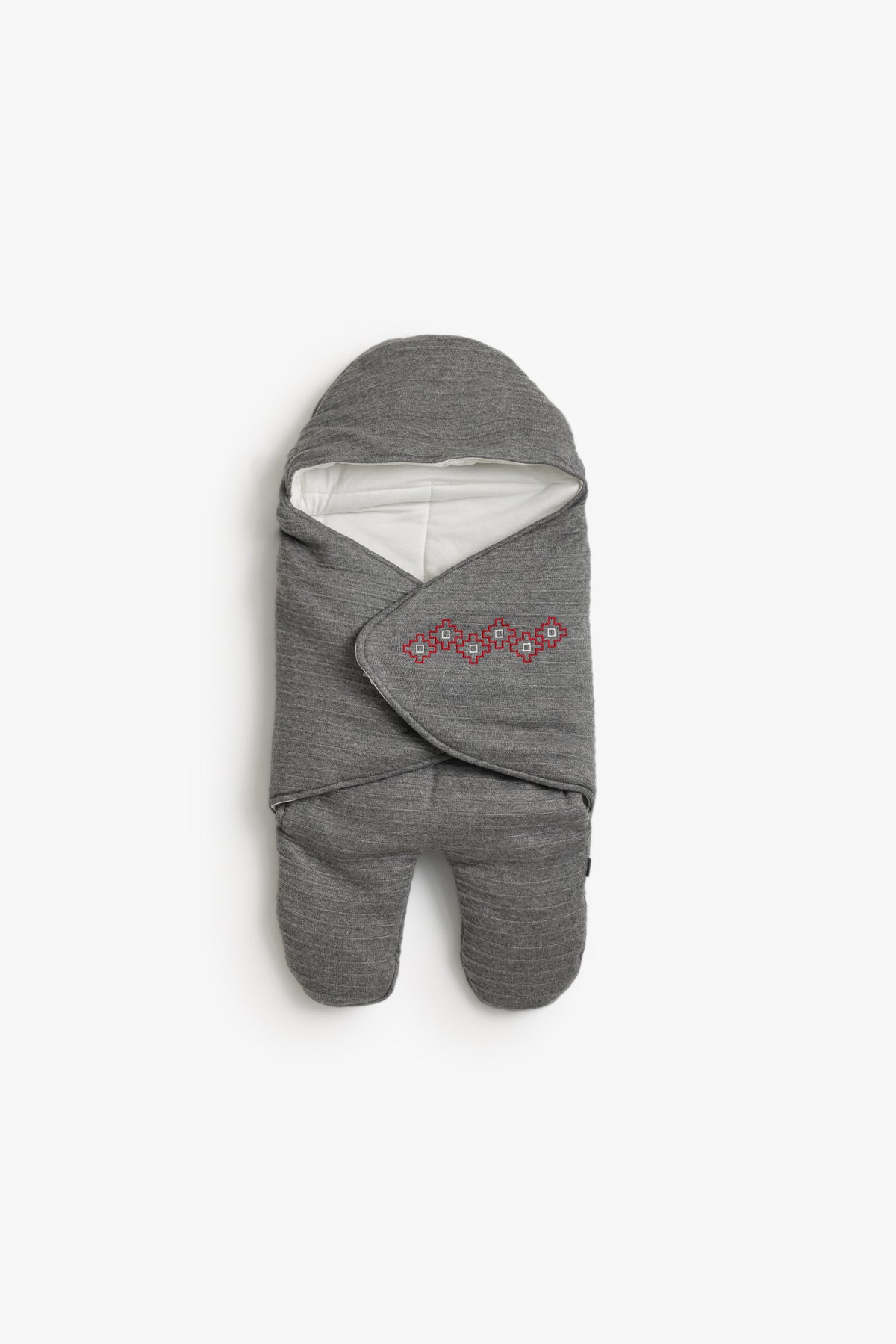 Junior Baby Swaddle Wrap - Folk Grey