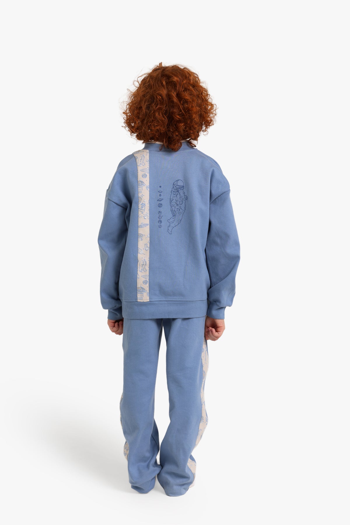 Junior Boys Pyjama Set - Among the Stars Blue