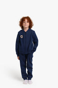 Junior Boys Zip-Through Pyjama Set - Navy