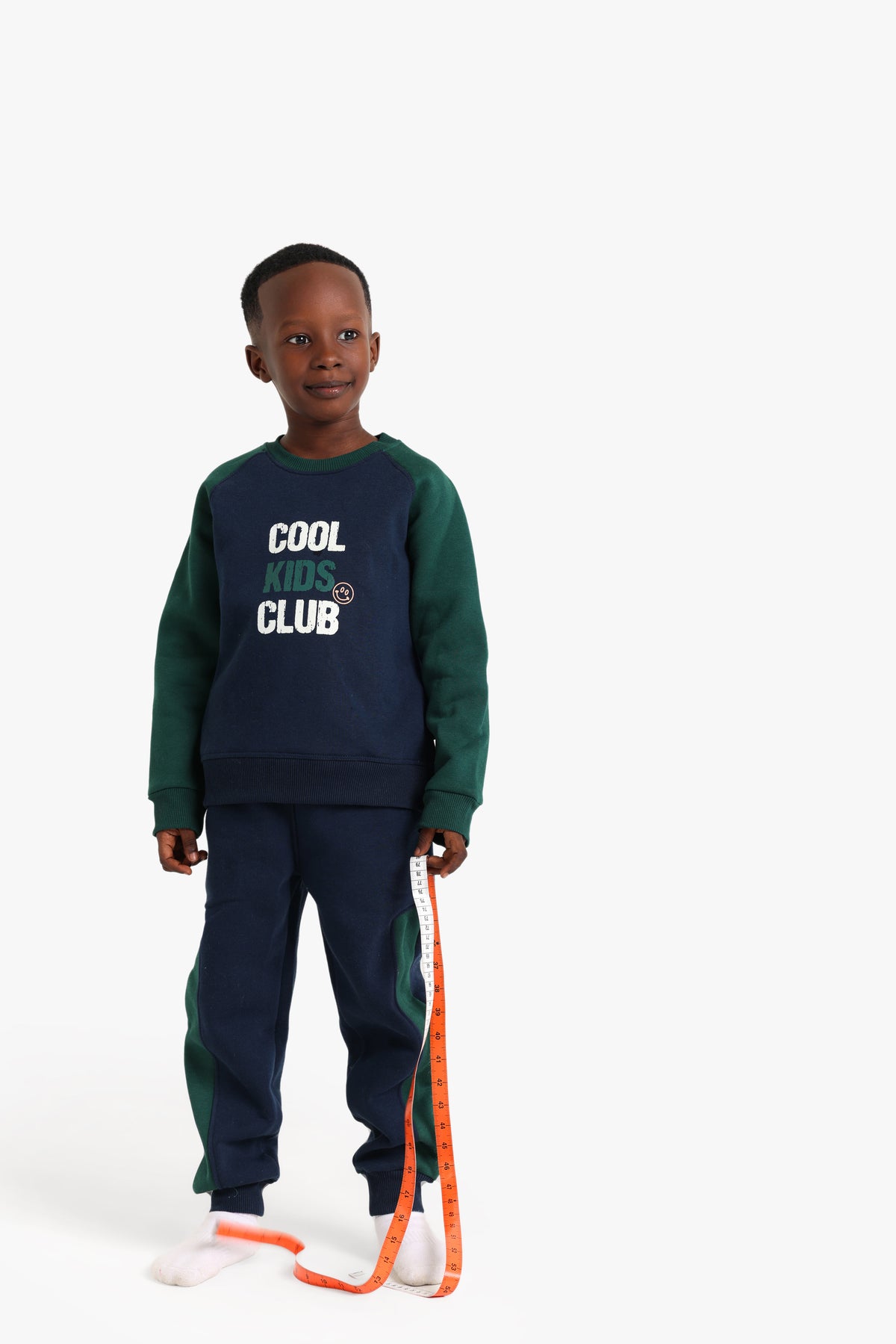 Junior Boys Pyjama Set - Cool Kids Club Navy & Green