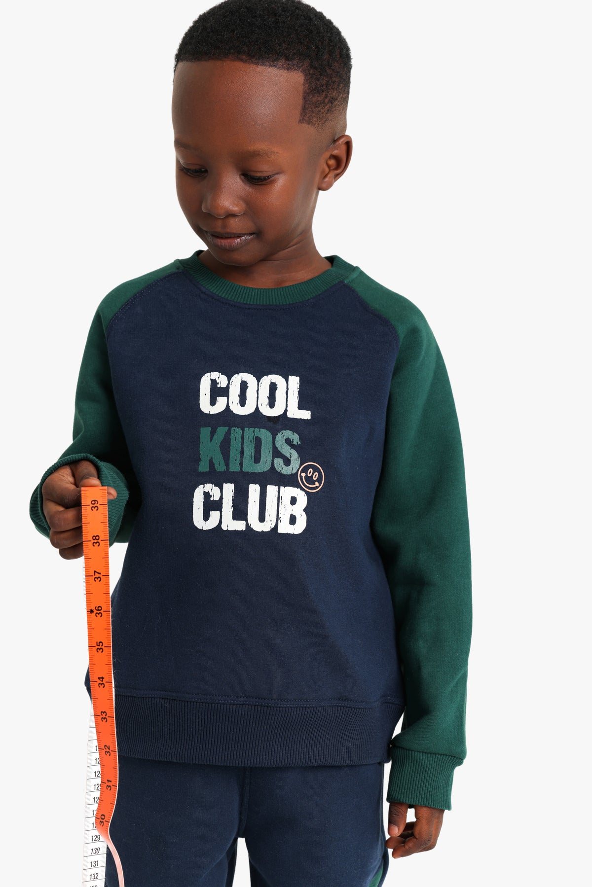 Junior Boys Pyjama Set - Cool Kids Club Navy & Green