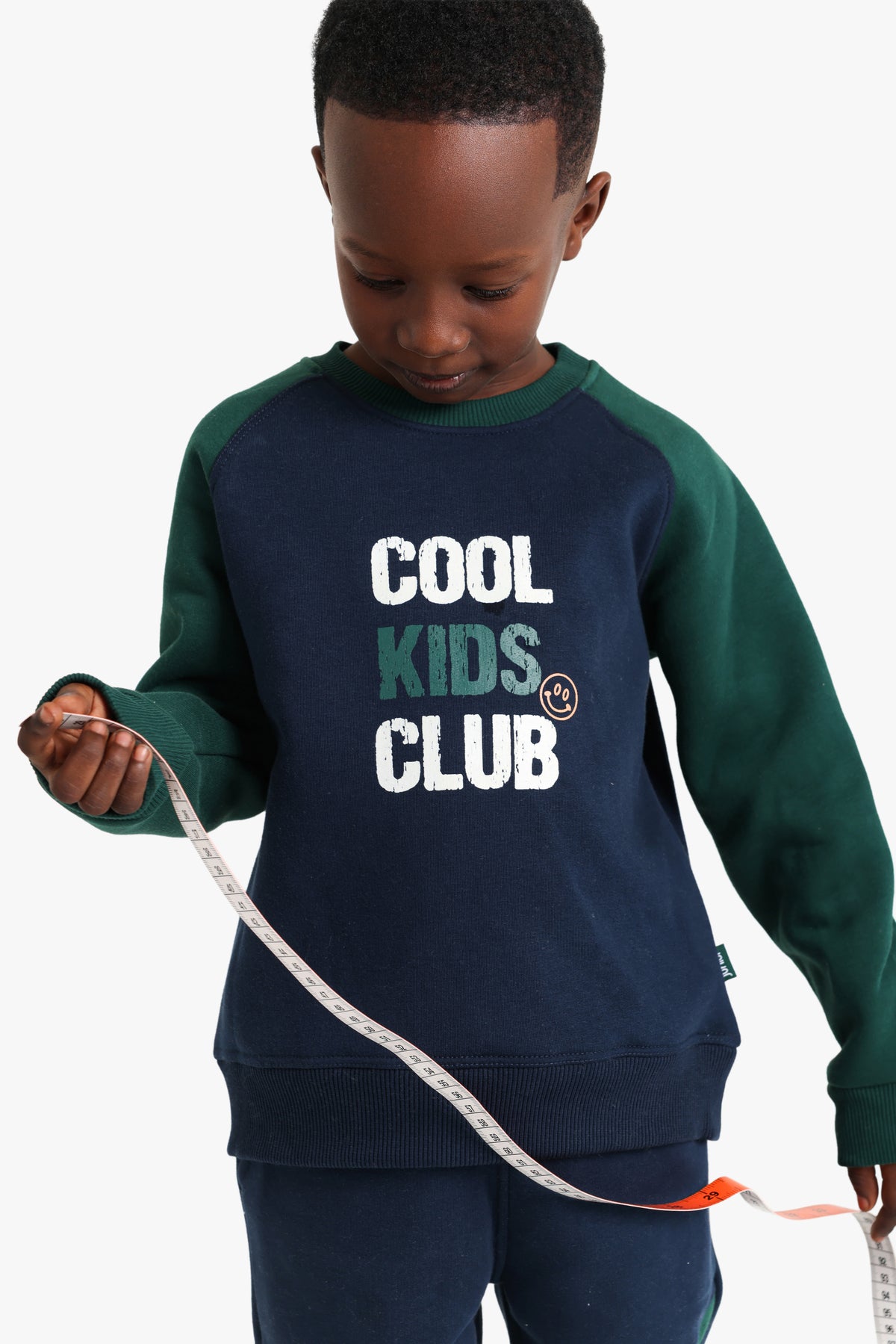 Junior Boys Pyjama Set - Cool Kids Club Navy & Green