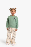 Junior Girls Pyjama Set - Panda Sage & Cream