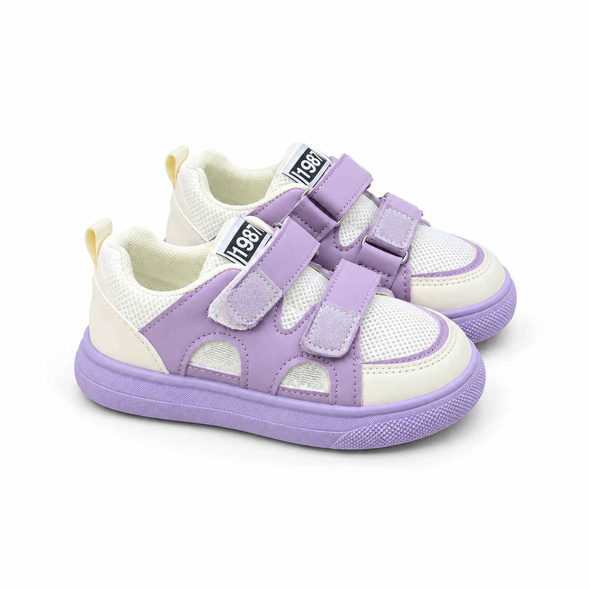 Baby Sneakers - Double Strap - Mauve