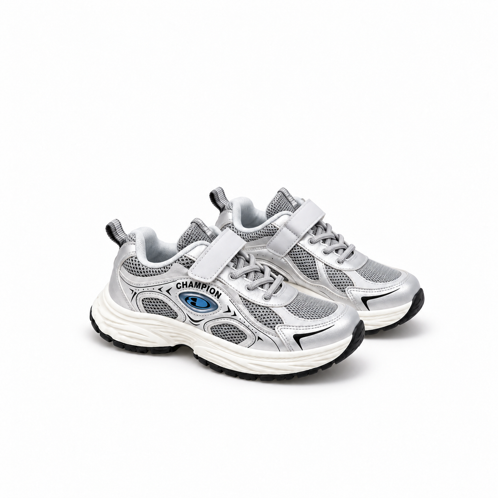Kids Chunky Trainers - Strap and Lace