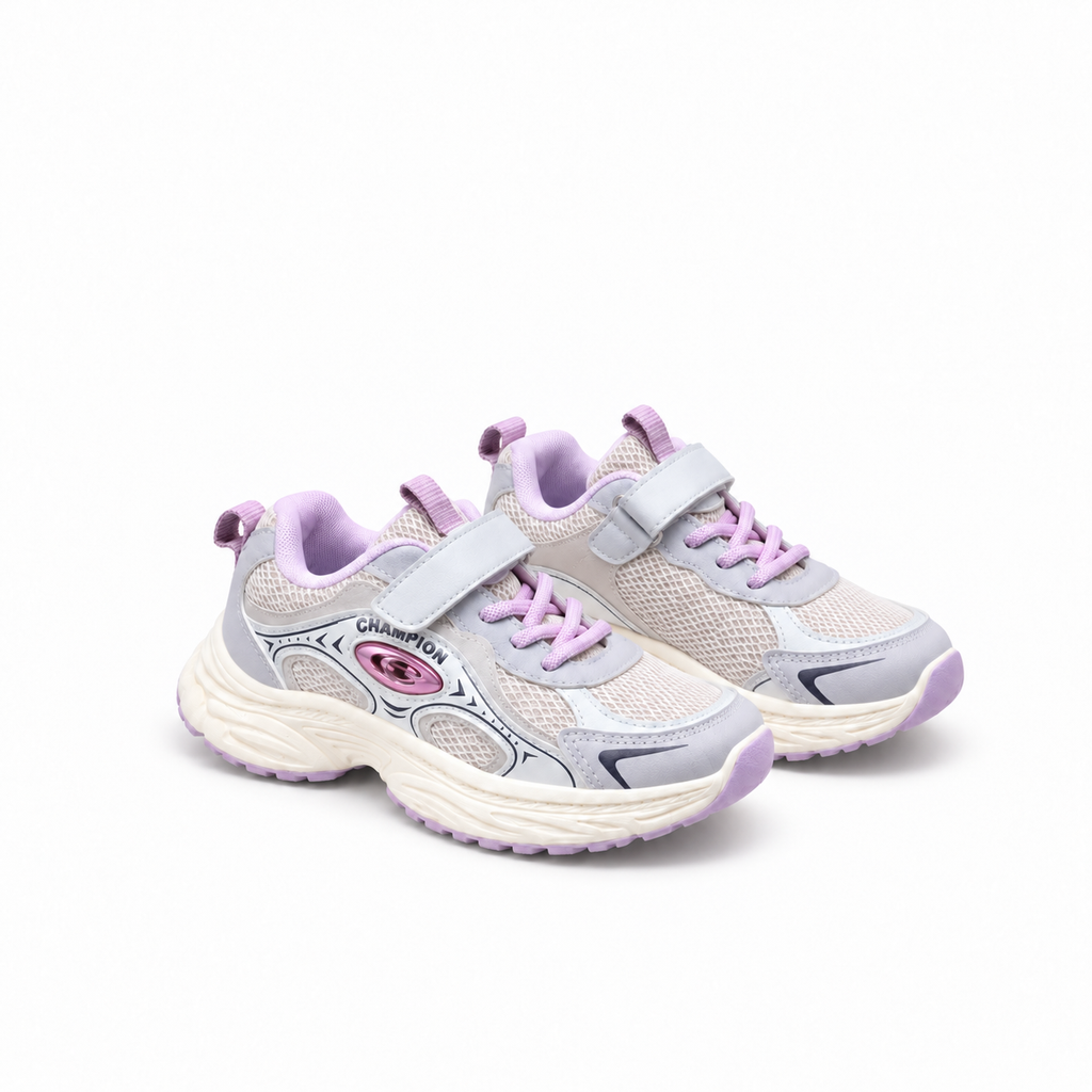 Kids Chunky Trainers - Strap and Lace