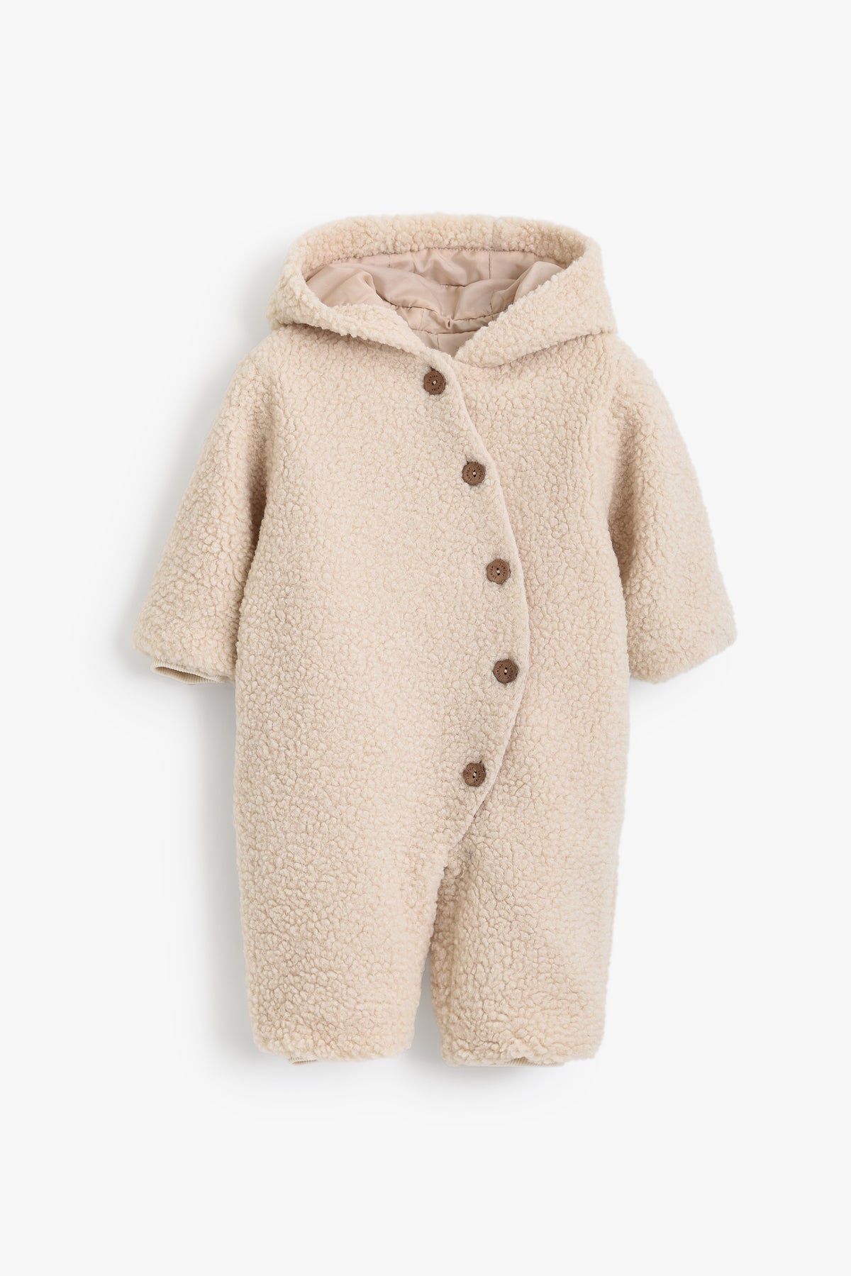 Junior Baby Teddy Romper - Off White
