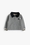 Junior Baby Polo Shirt - Charcoal