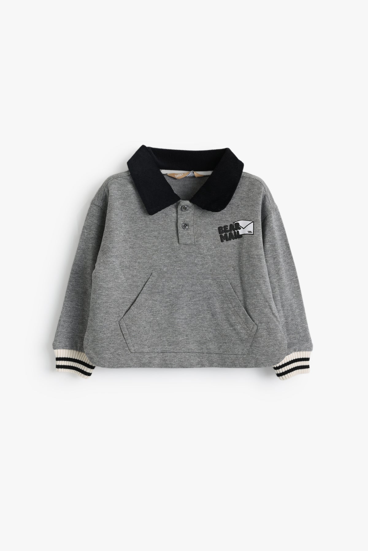 Junior Baby Polo Shirt - Charcoal