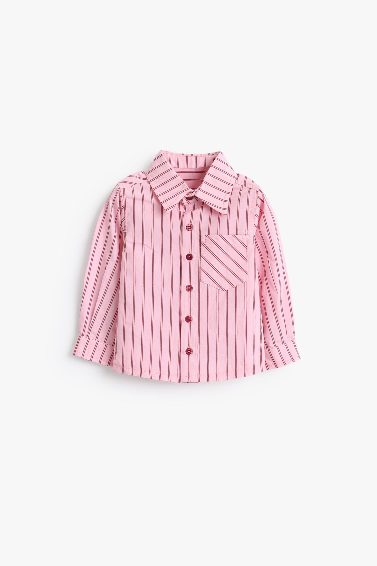 Junior Baby Long Sleeve Shirt - Striped
