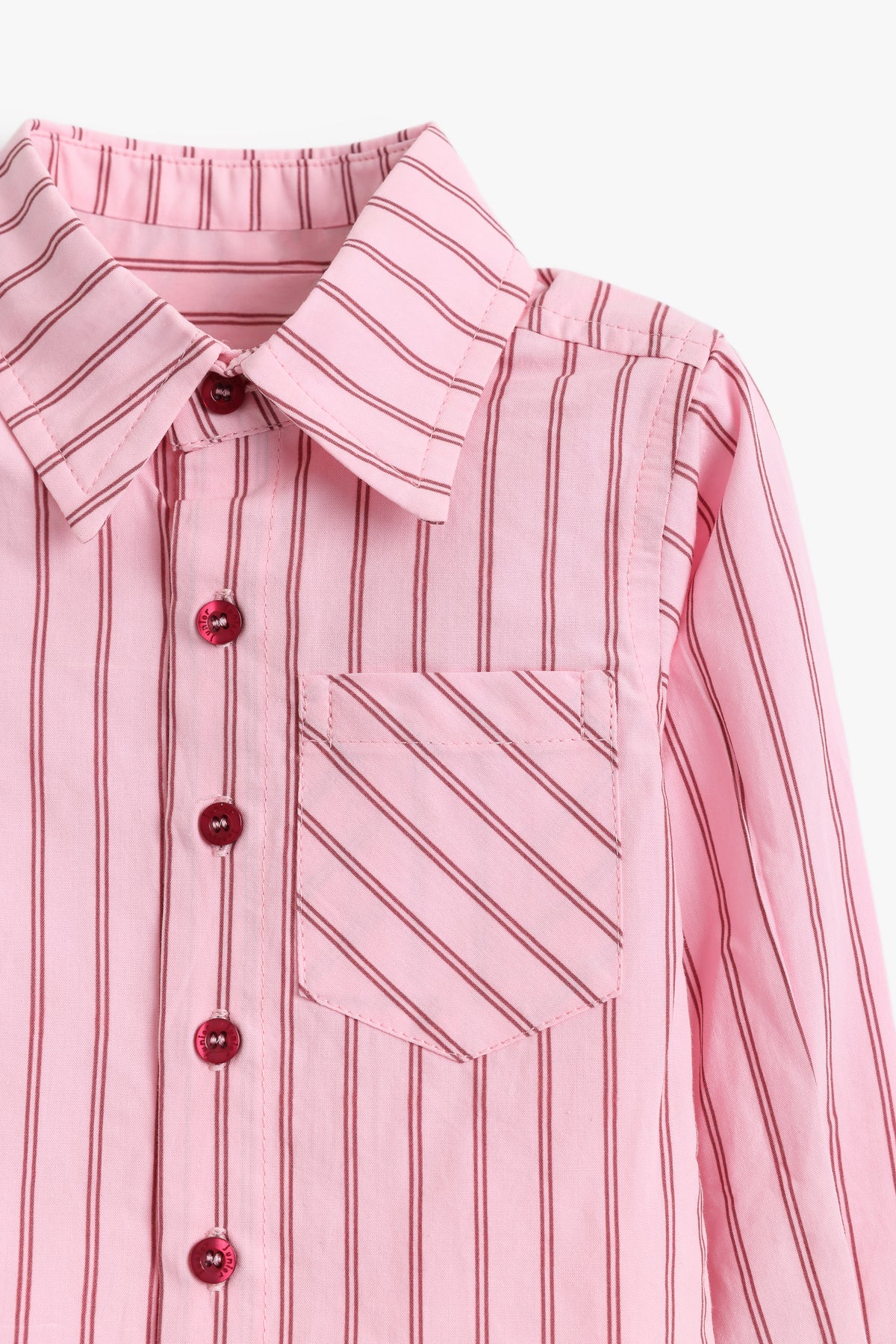 Junior Baby Long Sleeve Shirt - Striped
