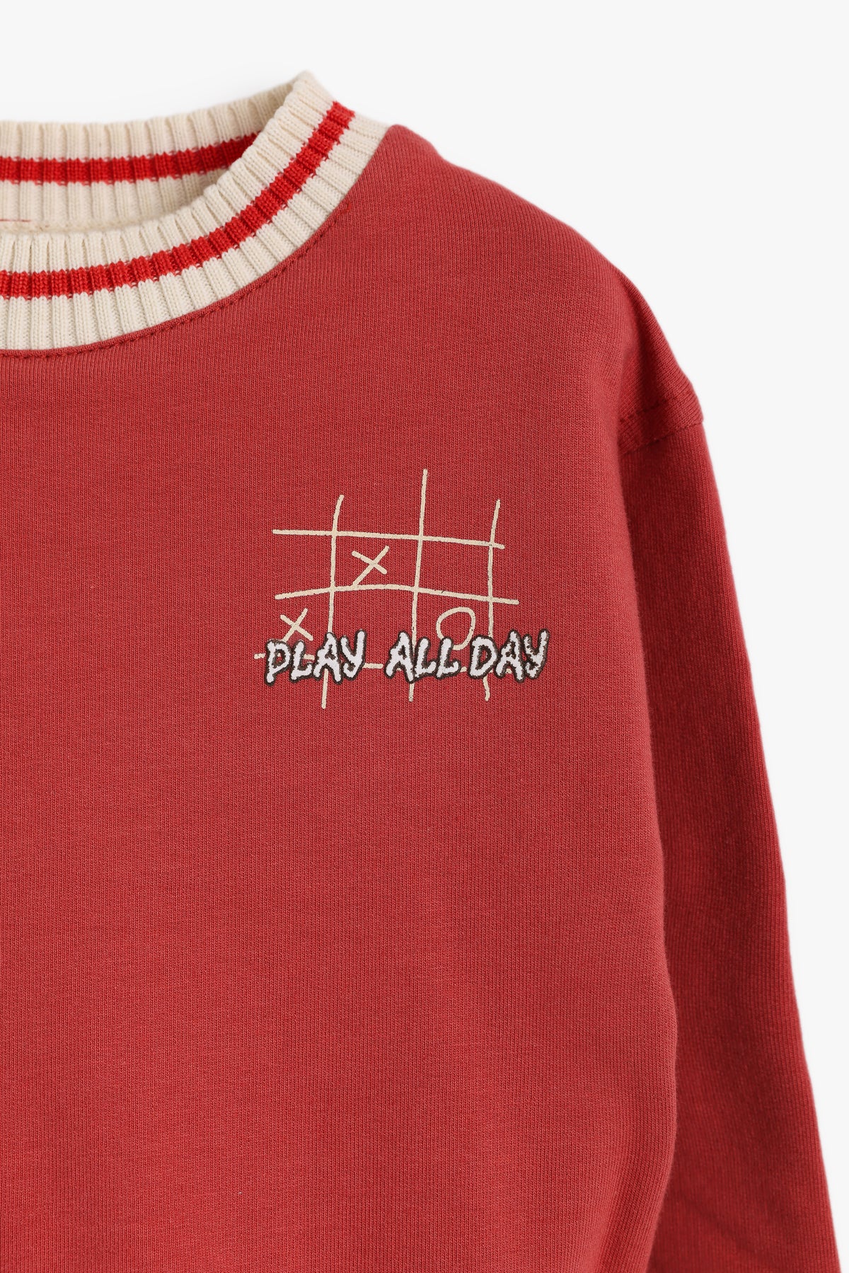 Junior Baby Sweatshirt - Brick Red