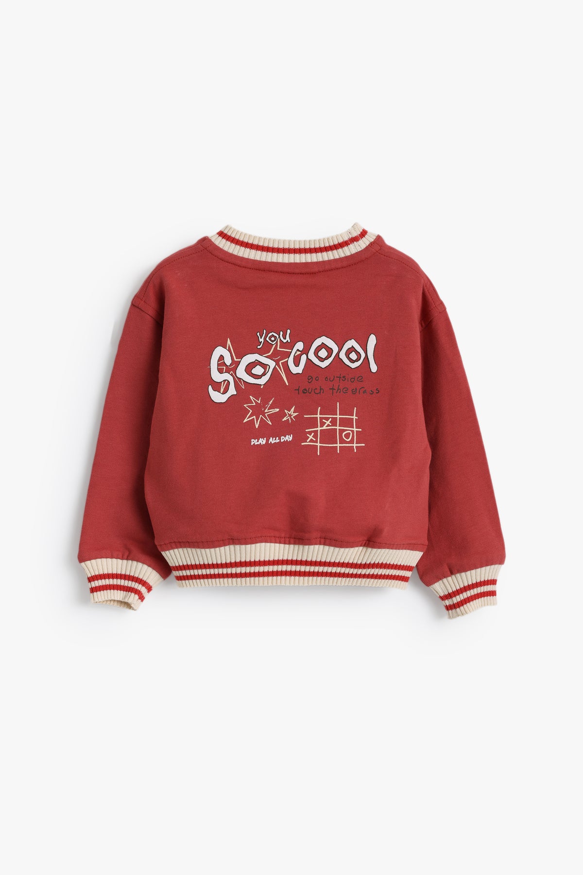 Junior Baby Sweatshirt - Brick Red
