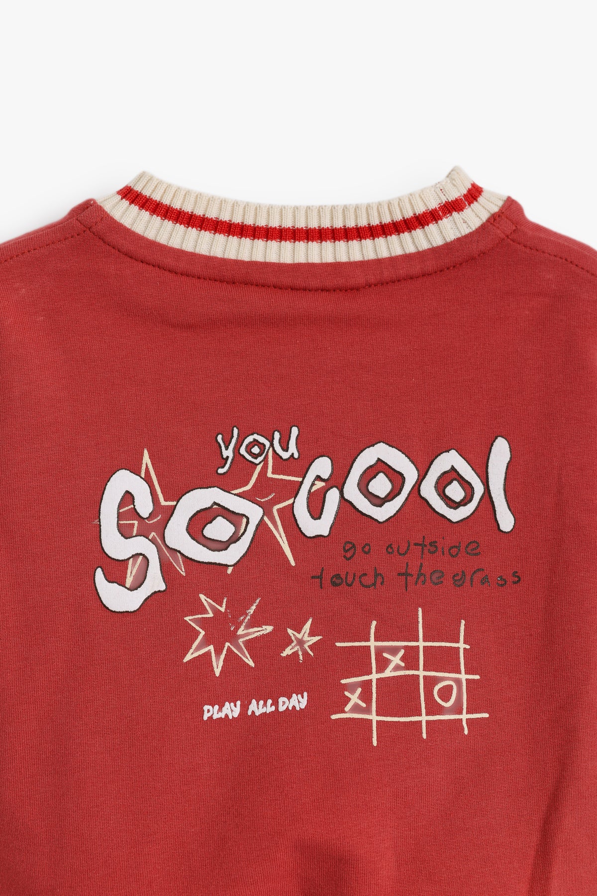 Junior Baby Sweatshirt - Brick Red