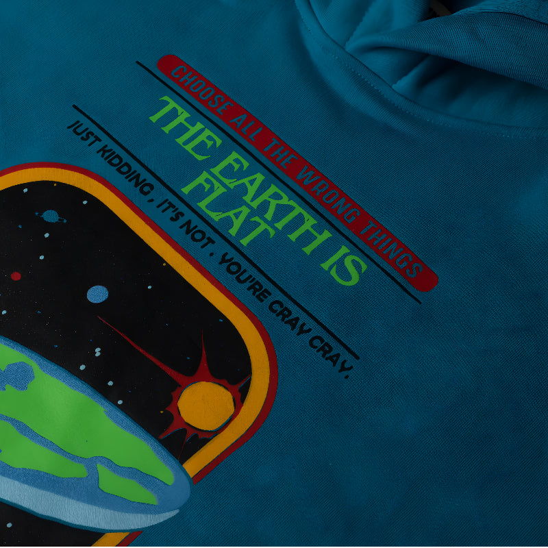 Earth printed hoodie