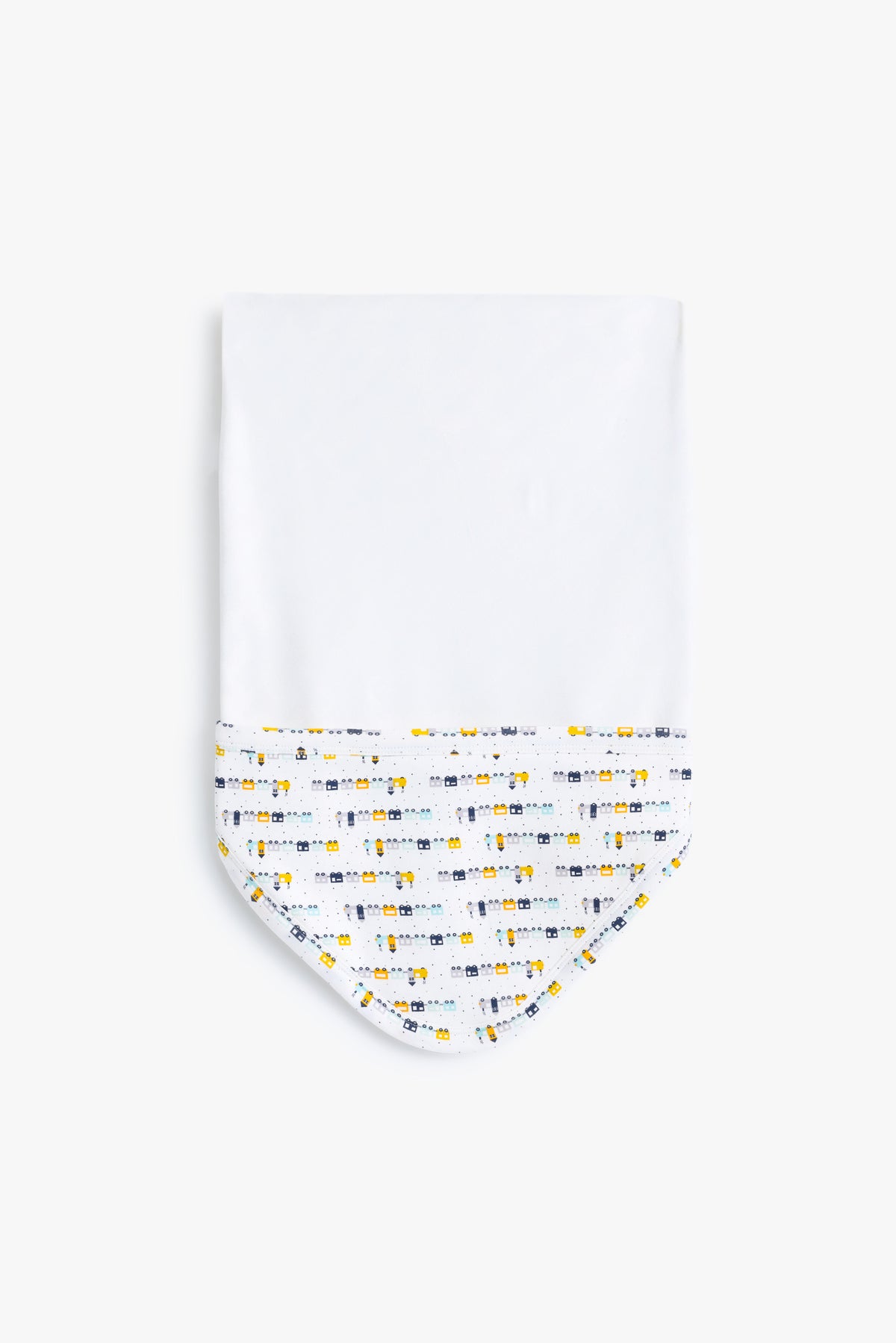 Junior Baby Receiving Blanket - Little Train