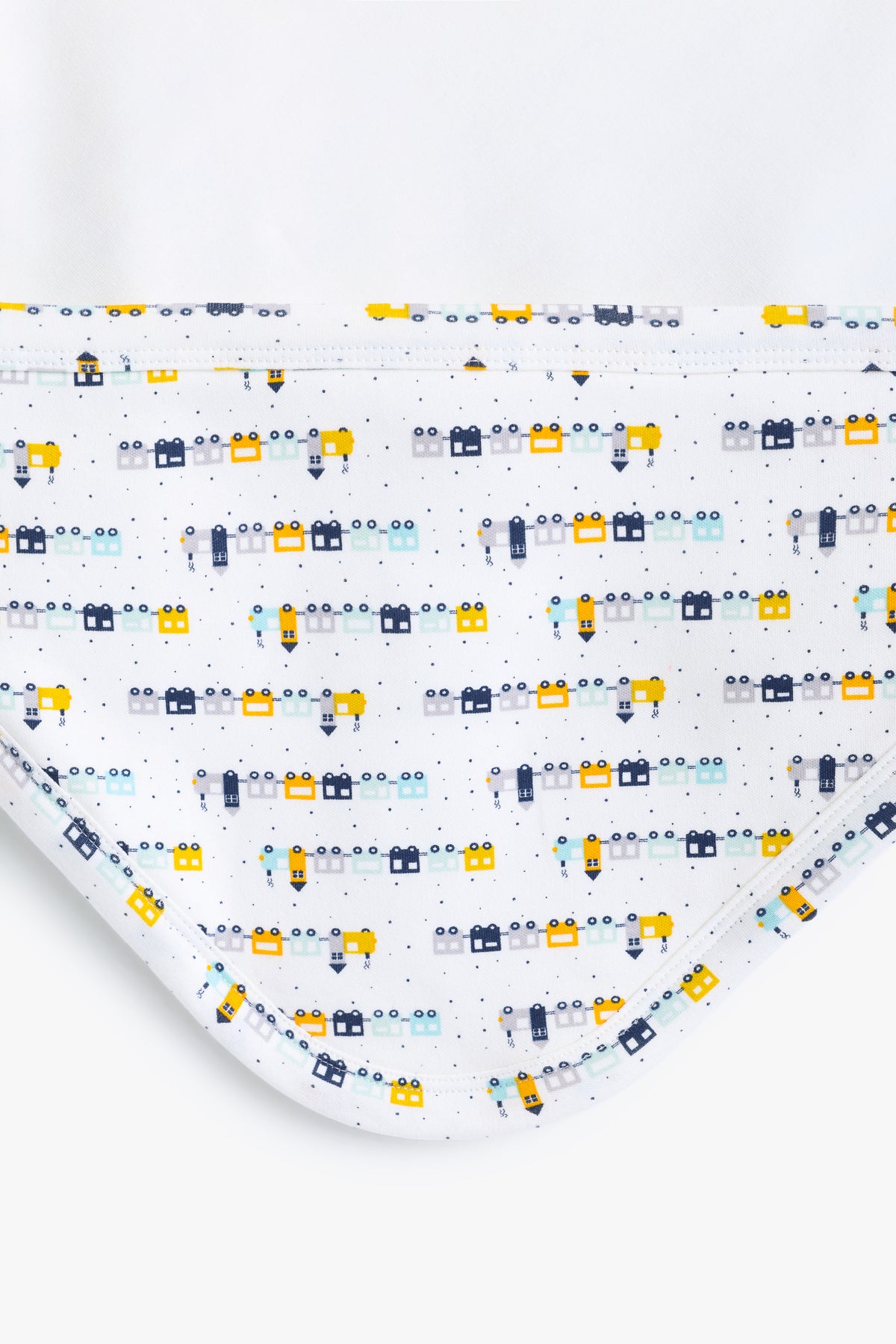 Junior Baby Receiving Blanket - Little Train