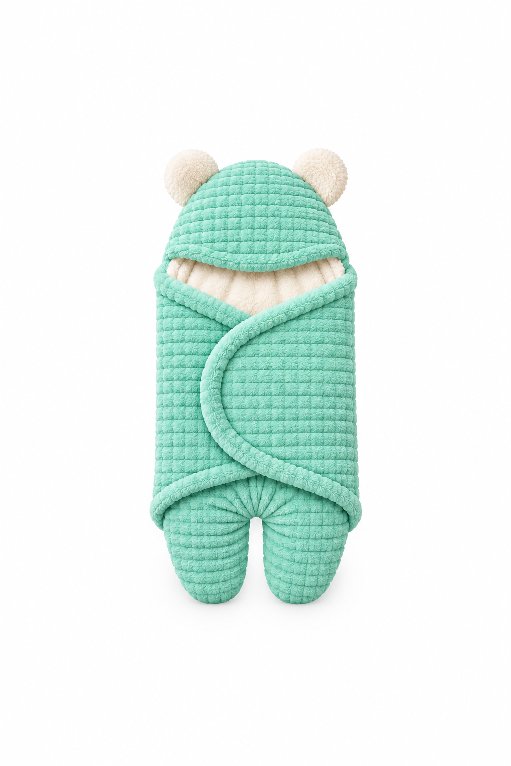Baby Hooded Swaddle Wrap with Bear Ears