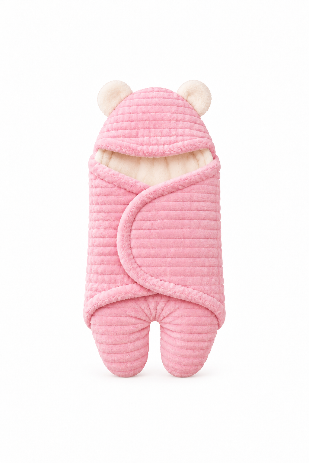 Baby Hooded Swaddle Wrap with Bear Ears