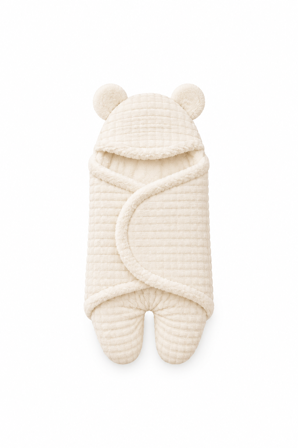 Baby Hooded Swaddle Wrap with Bear Ears