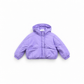 Girls' Hooded Puffer Jacket - Lavender