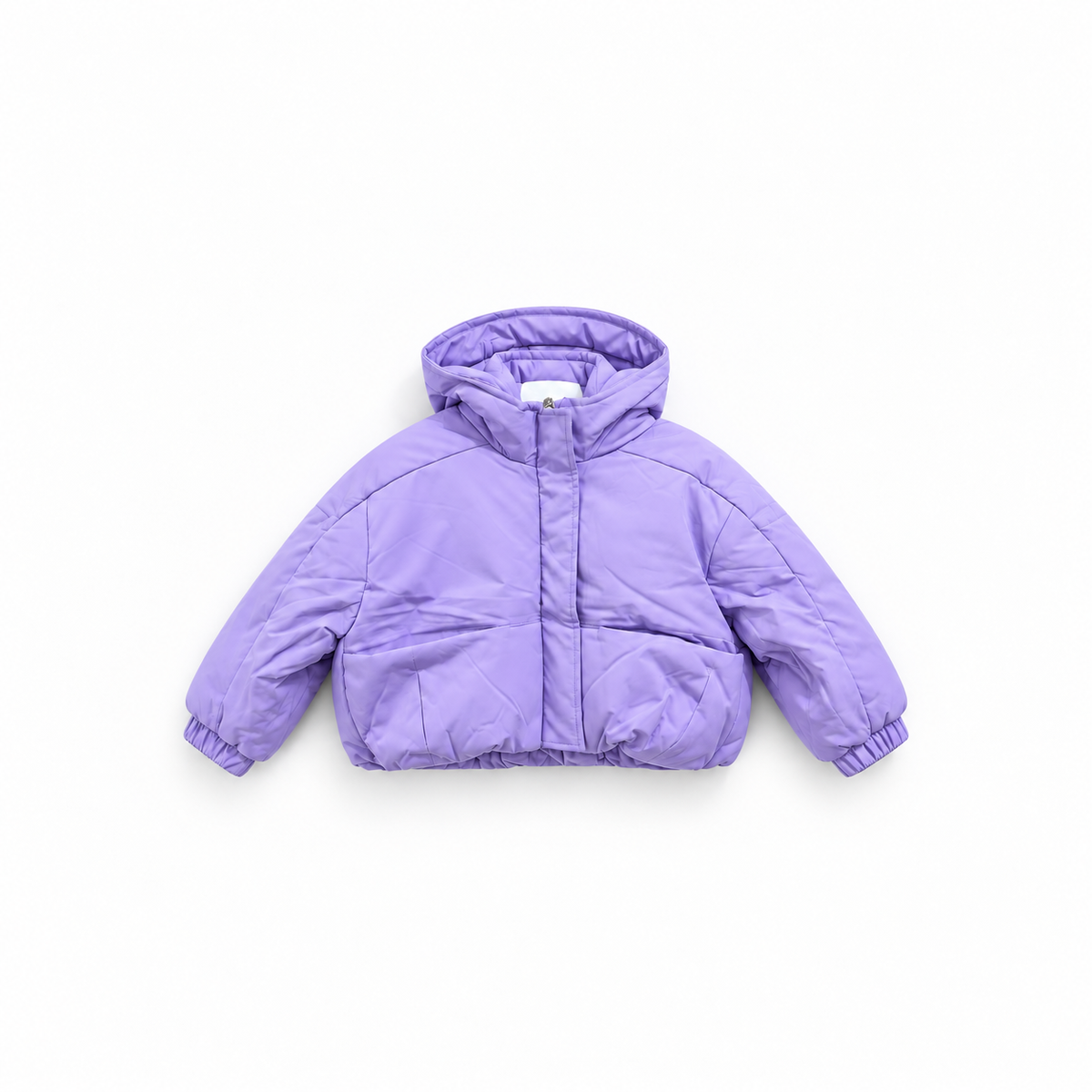 Girls' Hooded Puffer Jacket - Lavender