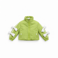 Girls' Bow-Sleeve Puffer Jacket - Lime - Lime