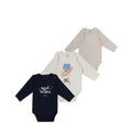 Baby Bodysuit Pack Of 3 - Navy