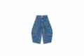 Girls' Barrel-Leg Jeans - Blue - Blue