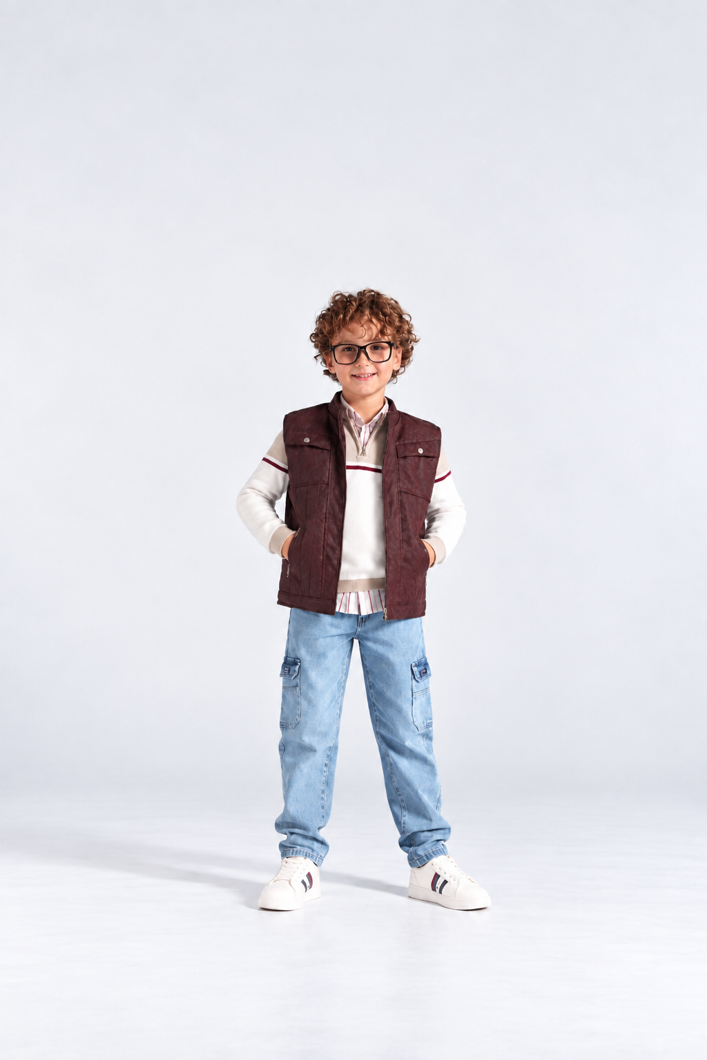 Boys' Utility Gilet 4-Piece Set