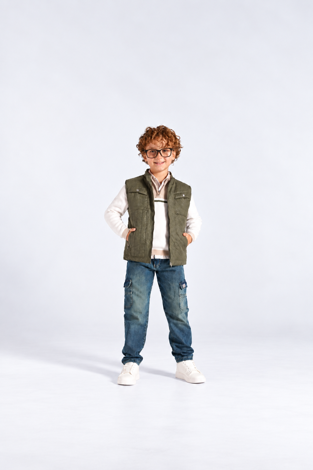 Boys' Utility Gilet 4-Piece Set