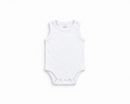 Junior Baby Bodysuit Sleeveless - White