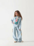 Girls' Welcome Cafe Hooded Set - Mint