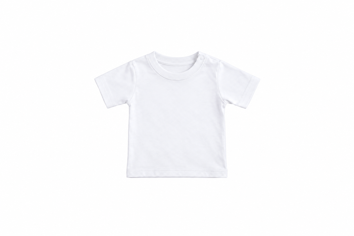 Junior Baby T-Shirt Short Sleeve - White