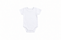 Junior Baby Bodysuit Short Sleeve - White