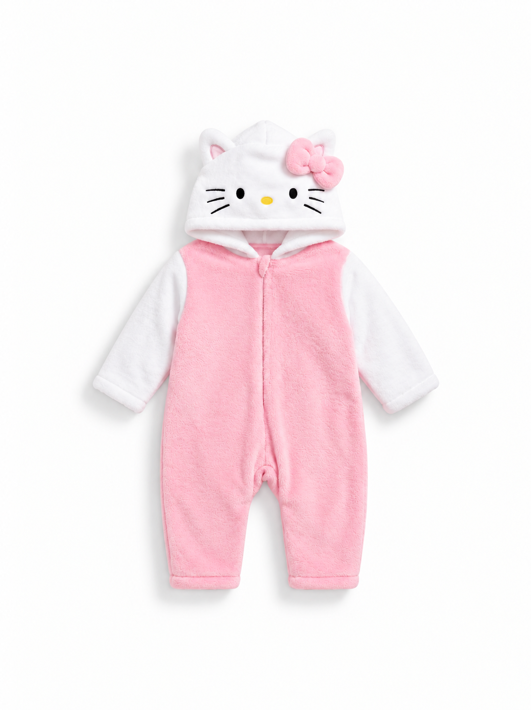 Baby Kitty Hooded Romper