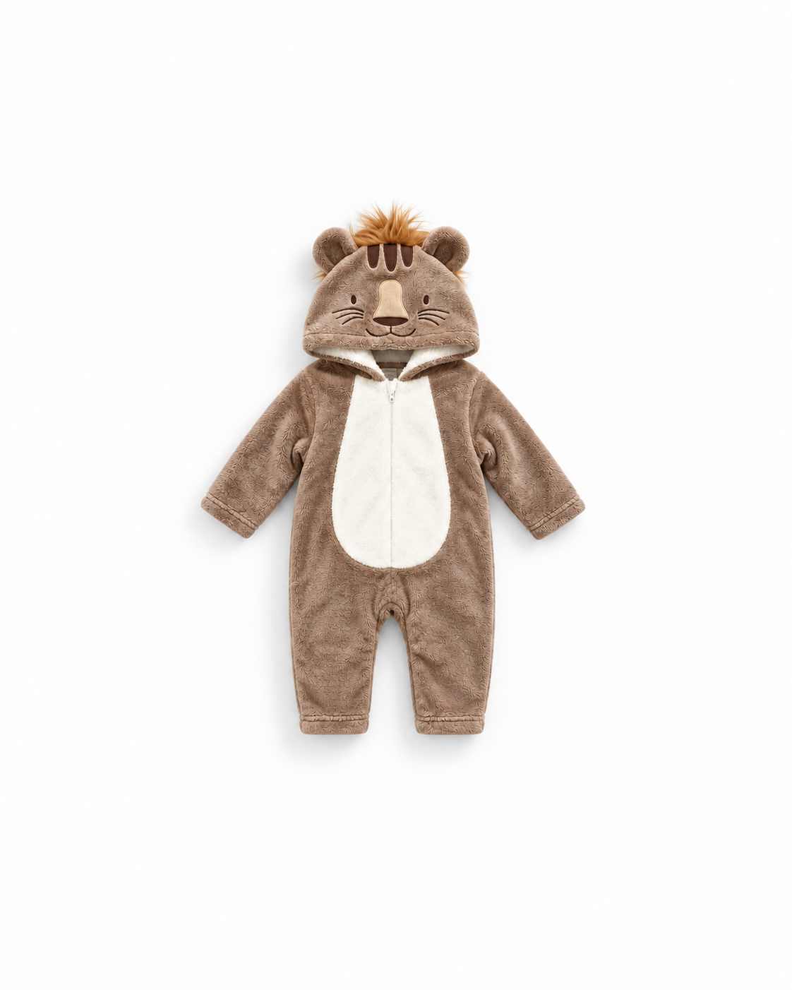 Baby Lion Hooded Romper