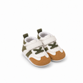 Tiny Kids Soft Shoes - Olive Camo