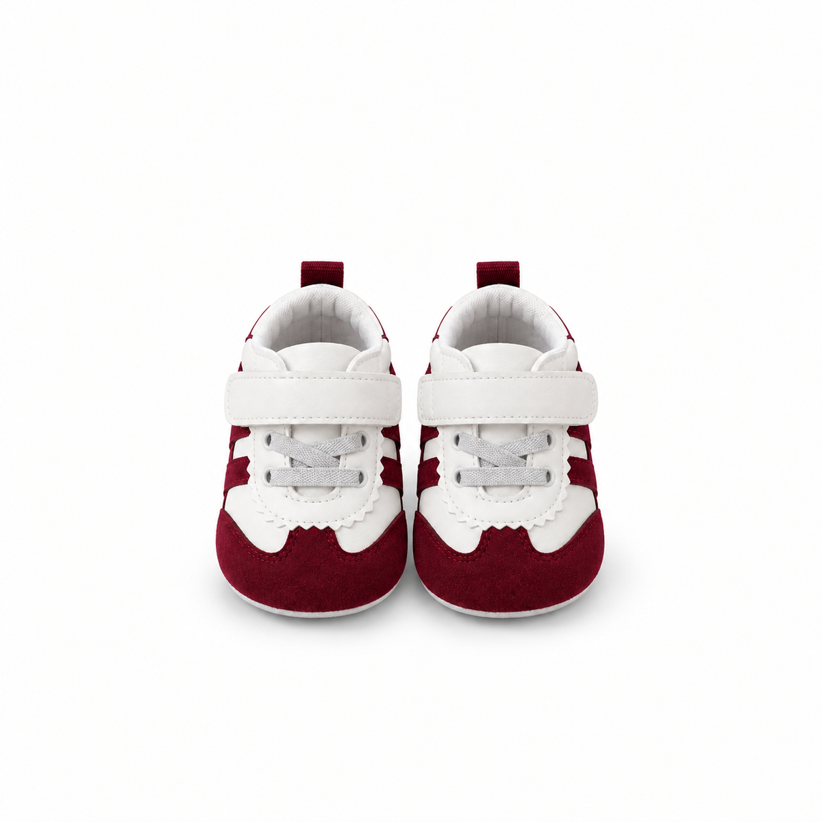 Tiny Kids Soft Shoes - Burgundy