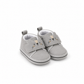 Tiny Kids Soft Shoes - Rabbit Grey