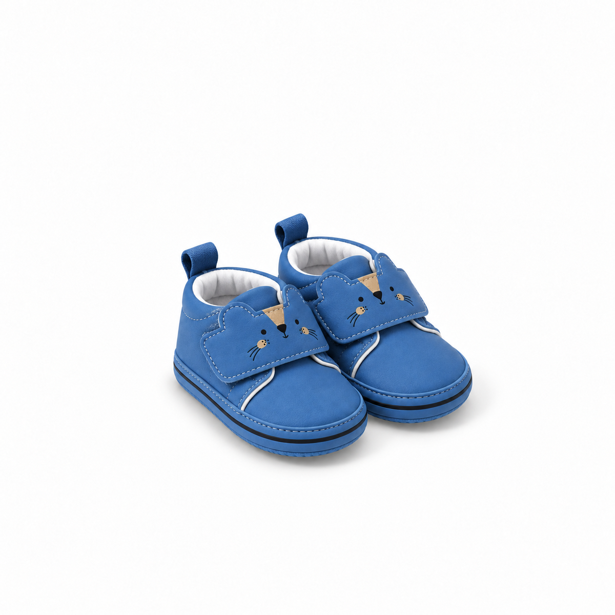 Tiny Kids Soft Shoes - Rabbit Blue