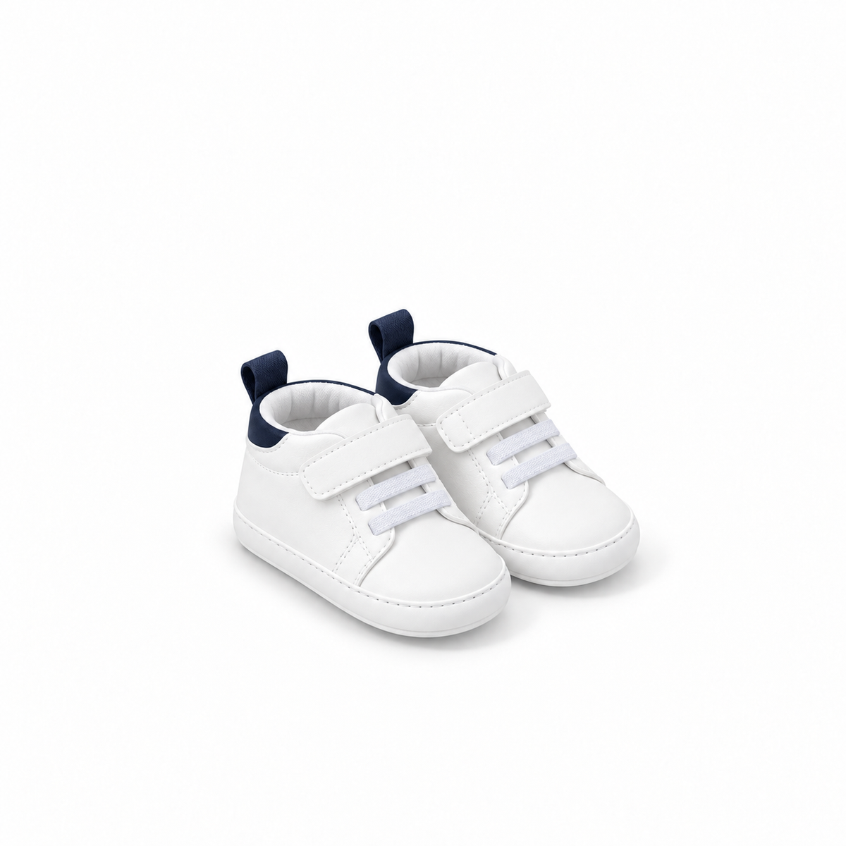 Tiny Kids Soft Shoes - Bear Off White