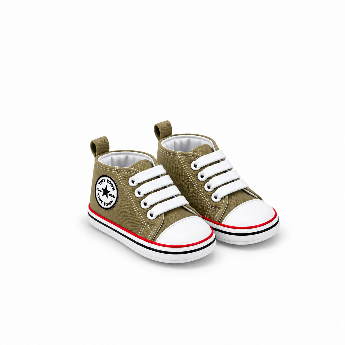 Tiny Kids Baseball Shoes - Olive