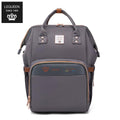 LEQUEEN Gen 8 Classic Diaper Backpack - Grey