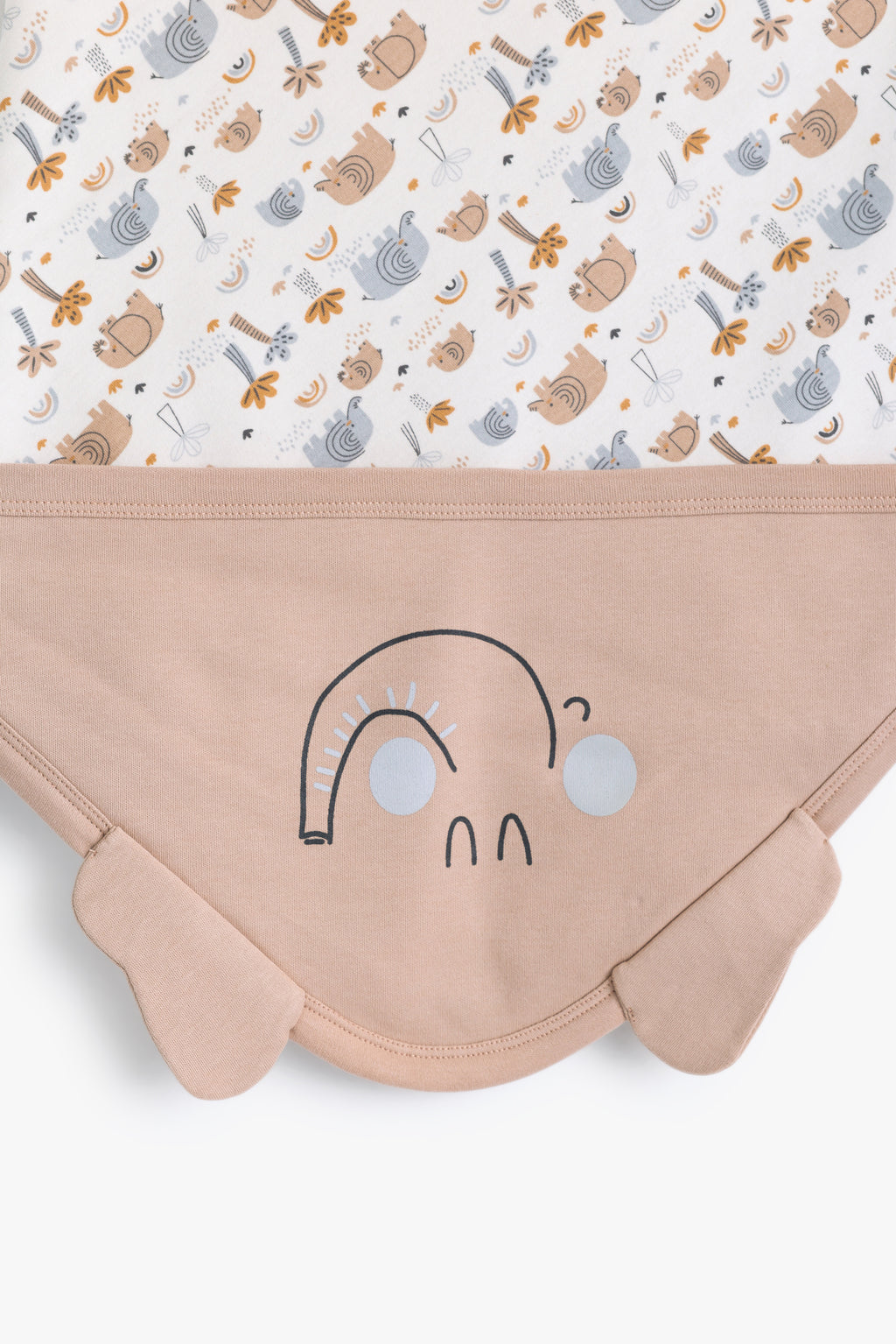 Junior Baby Ele Hooded Blanket - Printed
