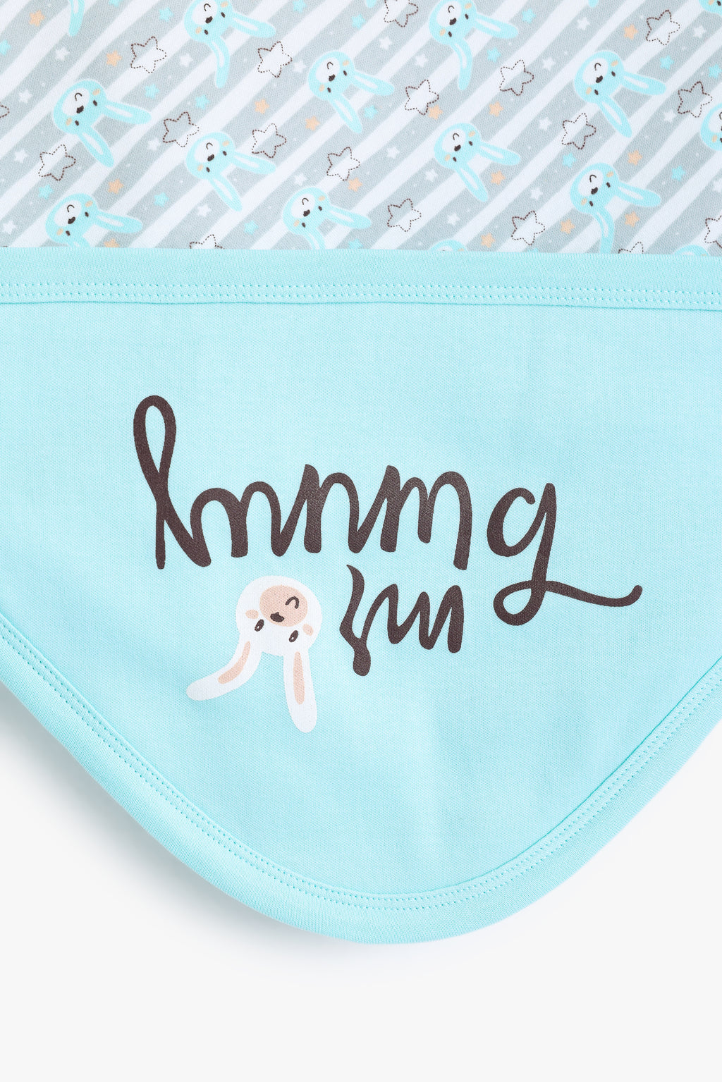 Junior Mr Bunny Hooded Blanket - Printed