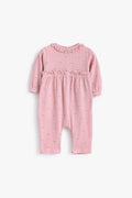 Junior Little Petal Frill Romper - Pink
