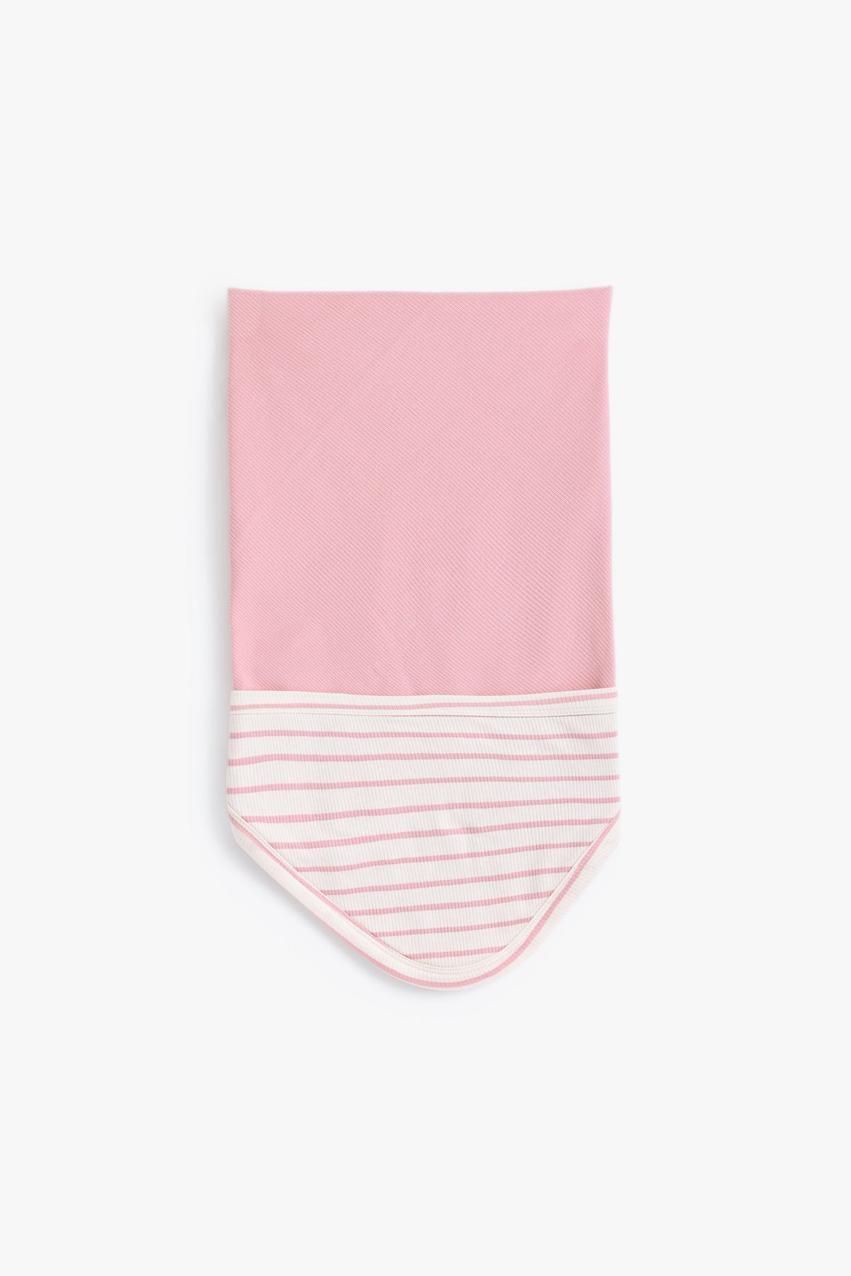 Junior Little Petal Hooded Blanket - Pink Stripe