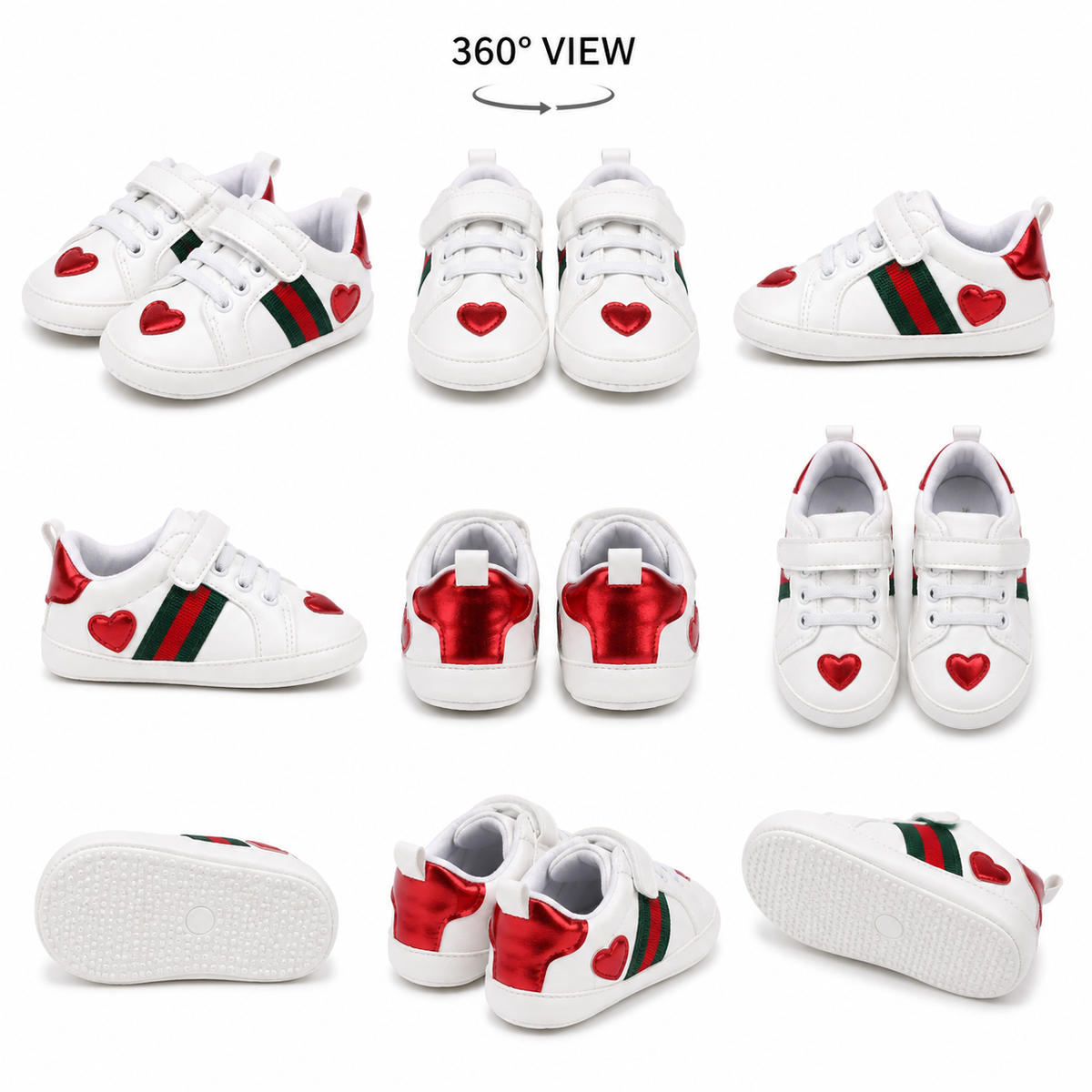 Baby Heritage Embroidered Sneakers